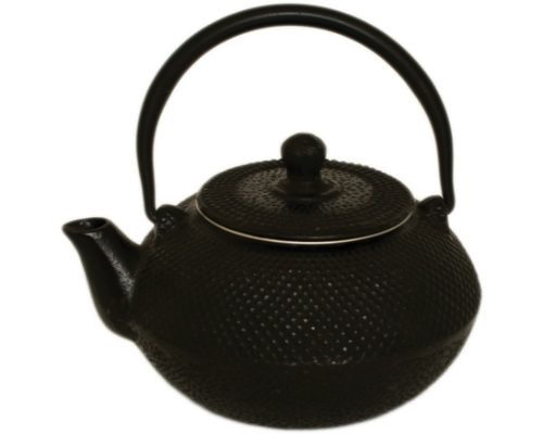  Tetera de hierro fundido, tetera japonesa, tetera de 30.4  oz/0.9 L, sin revestimiento, tetera de hierro fundido, teteras japonesas,  tetera para el hogar, cocina, restaurante, tetera japonesa, tetera china :  Hogar