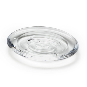 Droplet Jabonera Plato Clear