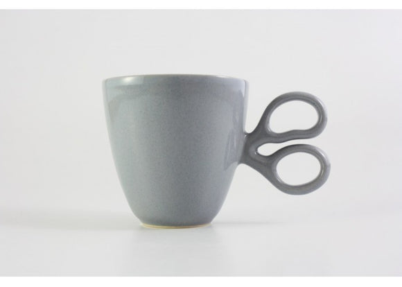 Taza Entrecortada Color Gris