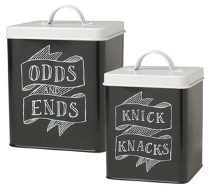 Set De 2 Cajas Metálicas Knick/Odds