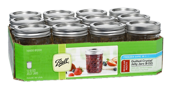 Caja Con 12 Frascos Ball Jelly 8oz