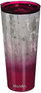 Taza Hermetica Para Llevar de Acero Inoxidable Rosa
