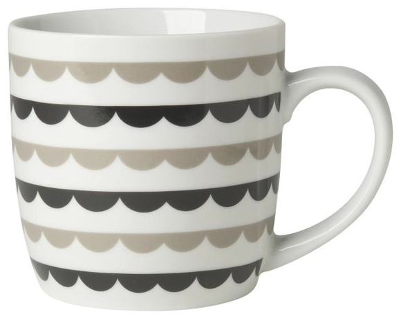 Taza Geometry Scalloped